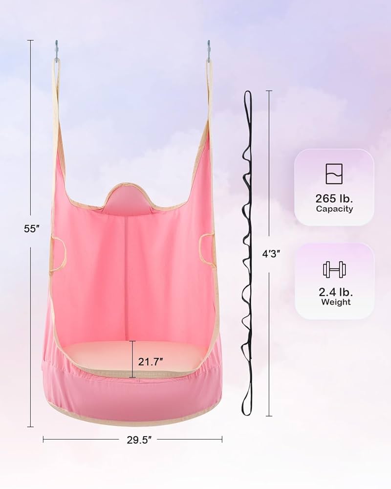 Amazon.com: CO-Z Upgraded Kids Hanging Pod Swing Chair with